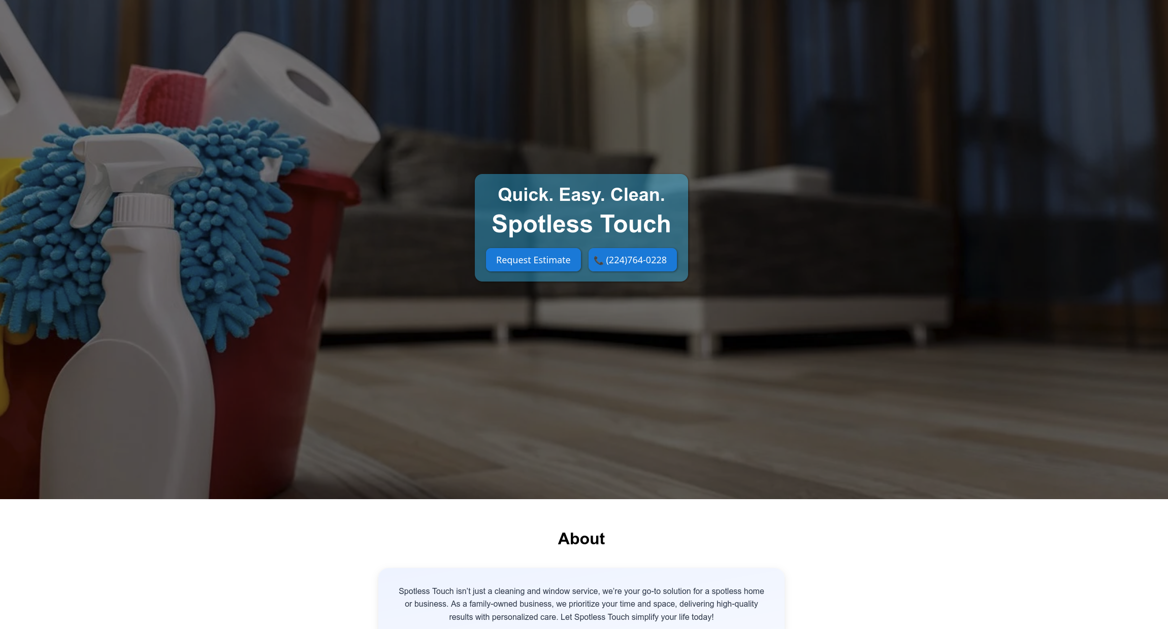 Spotless Touch Site
