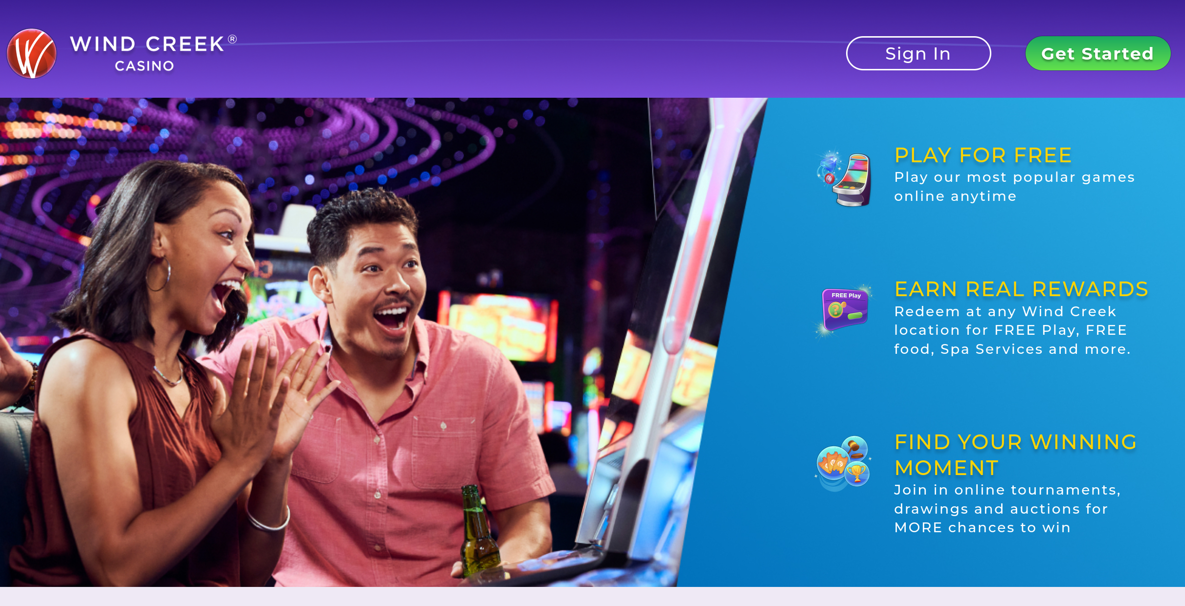 Wind Creek Casino Site